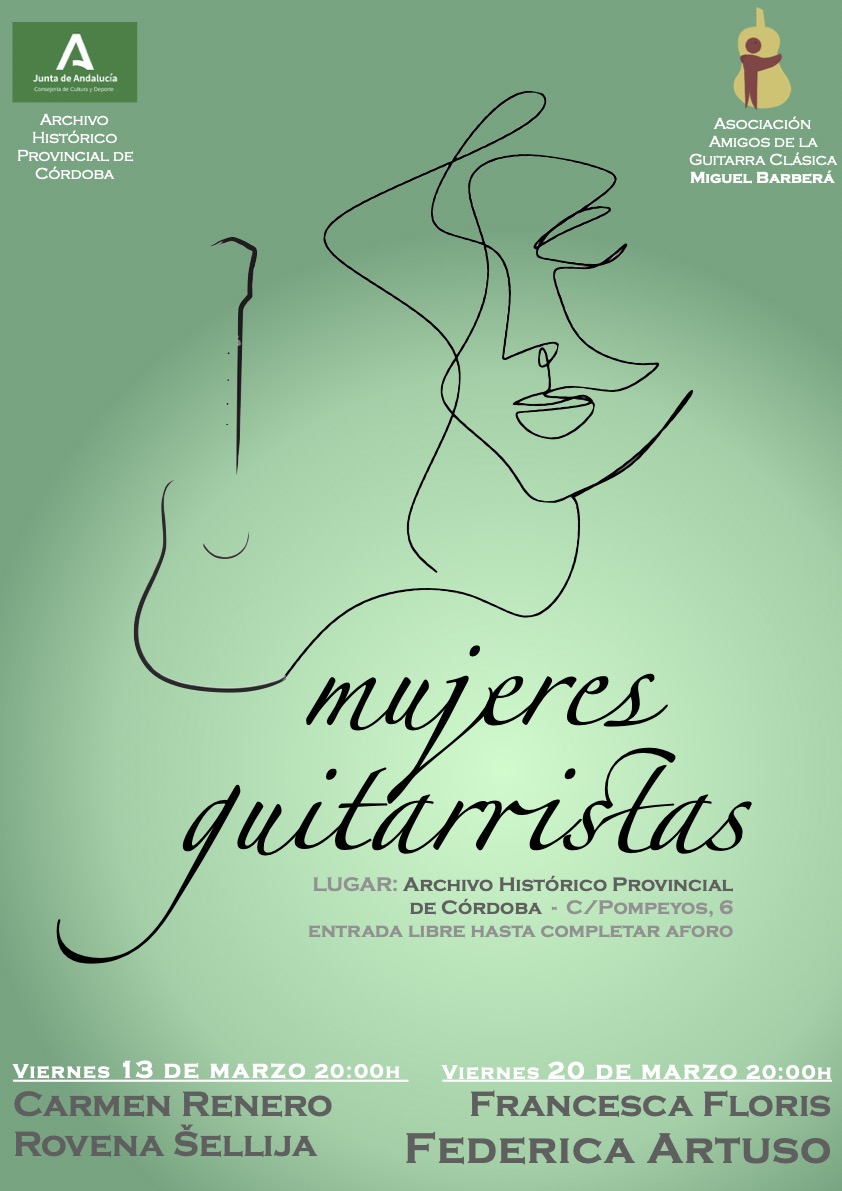 MUJERES GUITARRISTAS 2026